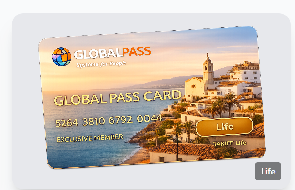 GlobalPass membership card